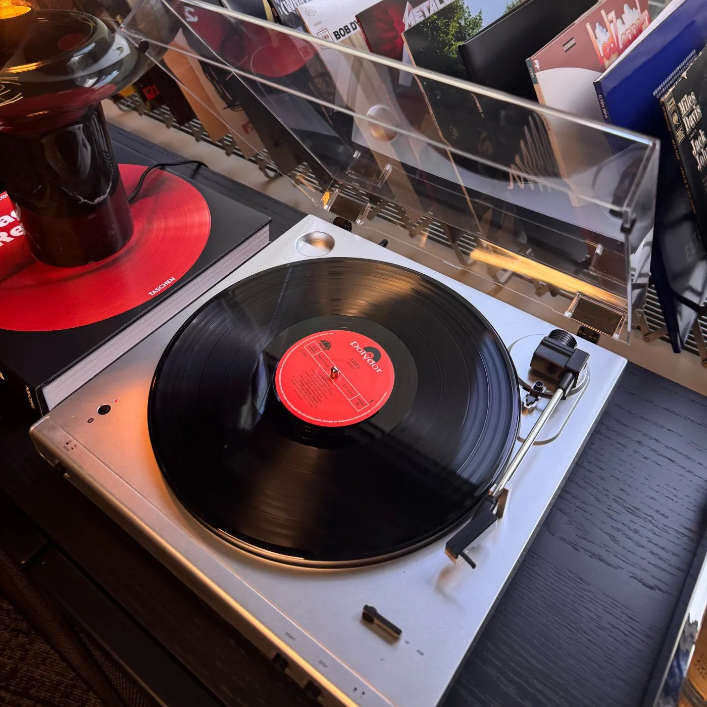 Gold: Greatest Hits on the office turntable