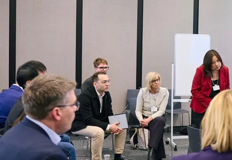 Participants of the World Economic Forum's Advanced Manufacturing and Supply Chains Strategy Meeting, Boston, April 2025