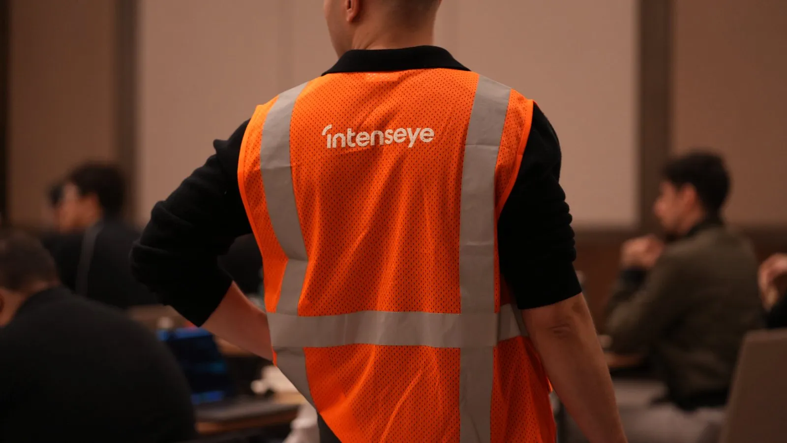 Intenseye vest at a workshop